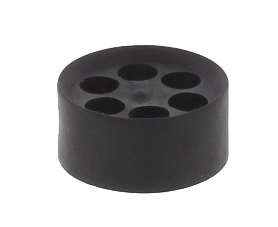 WISKA 10105685 Mehrfachdichtung 20/06/030, IP66, 2 bis 3 mm, schwarz