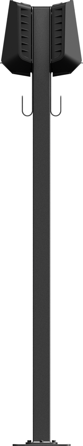 Easee 90323 BasePR 80x80 2-Way Stele zum Anbringen von 2 Easee Boxen, schwarz