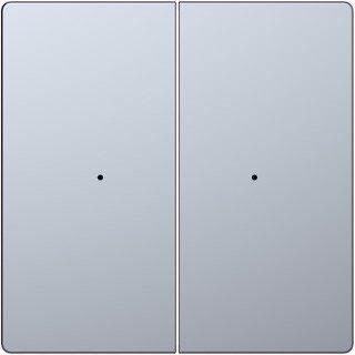 Merten MEG5220-6036 Wippen für Taster-Modul 2-fach, System Design, Edelstahl