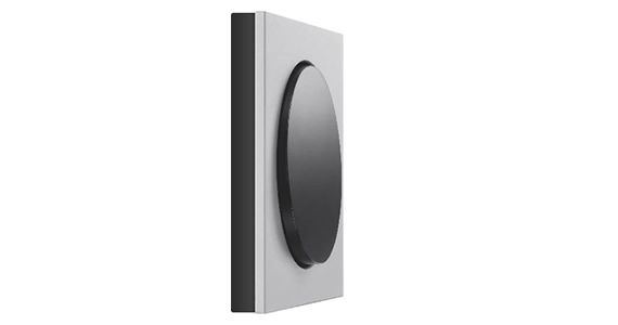 Berker 10142284 Rahmen 4-fach, R.3, Alu/schwarz
