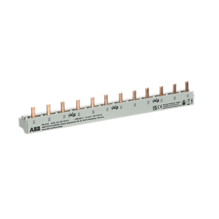 ABB Stotz PS 3/12 fix Sammelschiene nicht ablängbar, 3 Phasen, 12 TE, für S200, F200, DDA200