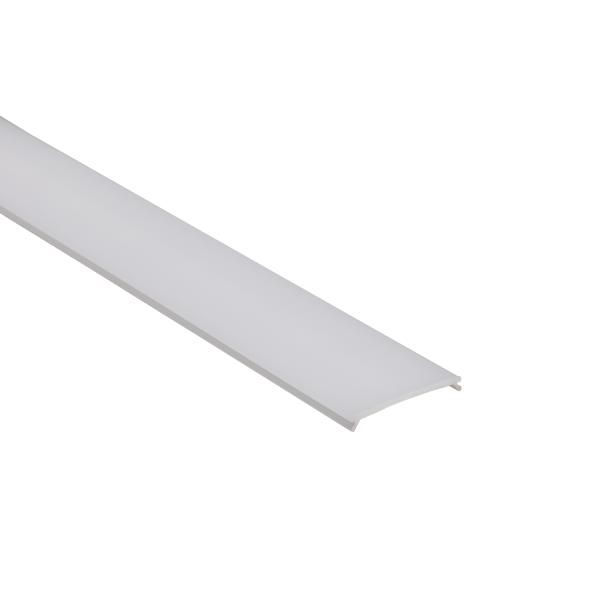 Brumberg 53404070 Kunststoff-Abdeckung, opal, 2000 x 30,3 x 4,3 mm, weiß
