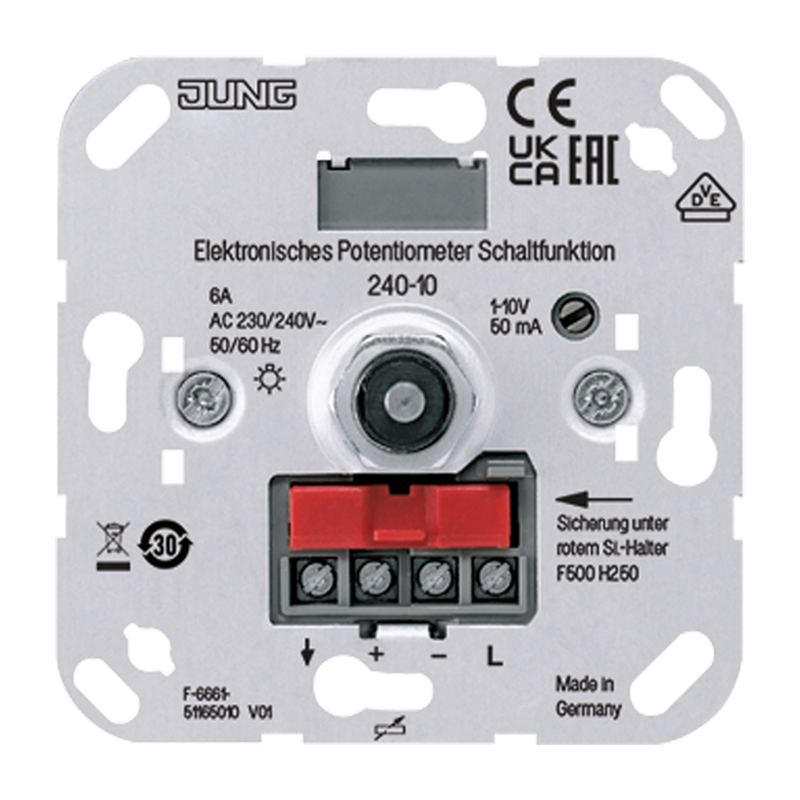 Jung 240-10 Elektronisches Potentiometer, Schaltfunktion