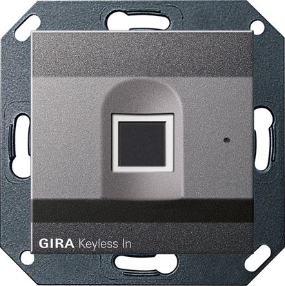 Gira 261728 Gira Keyless In Fingerprint-Leseeinheit, System 55, anthrazit