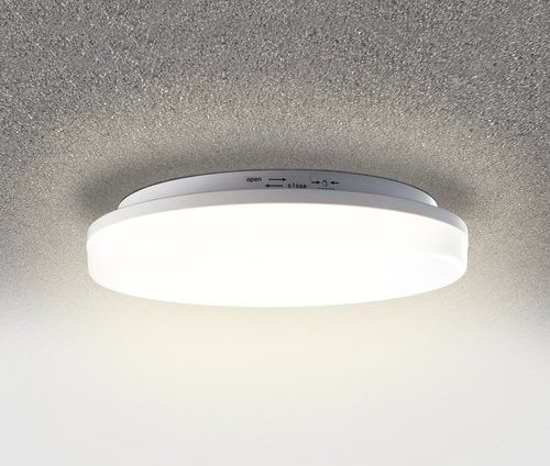 Heitronic 500575 Wand- und Deckenleuchte Pronto, rund, 18 W, 3000 K, IP54, Ø 280 mm, weiß