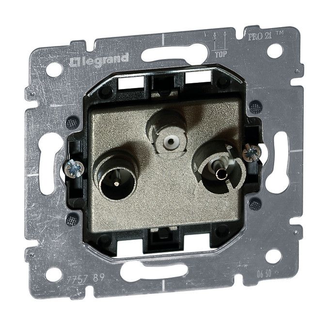 Legrand 775790 Enddose 3-Loch, 10 dB