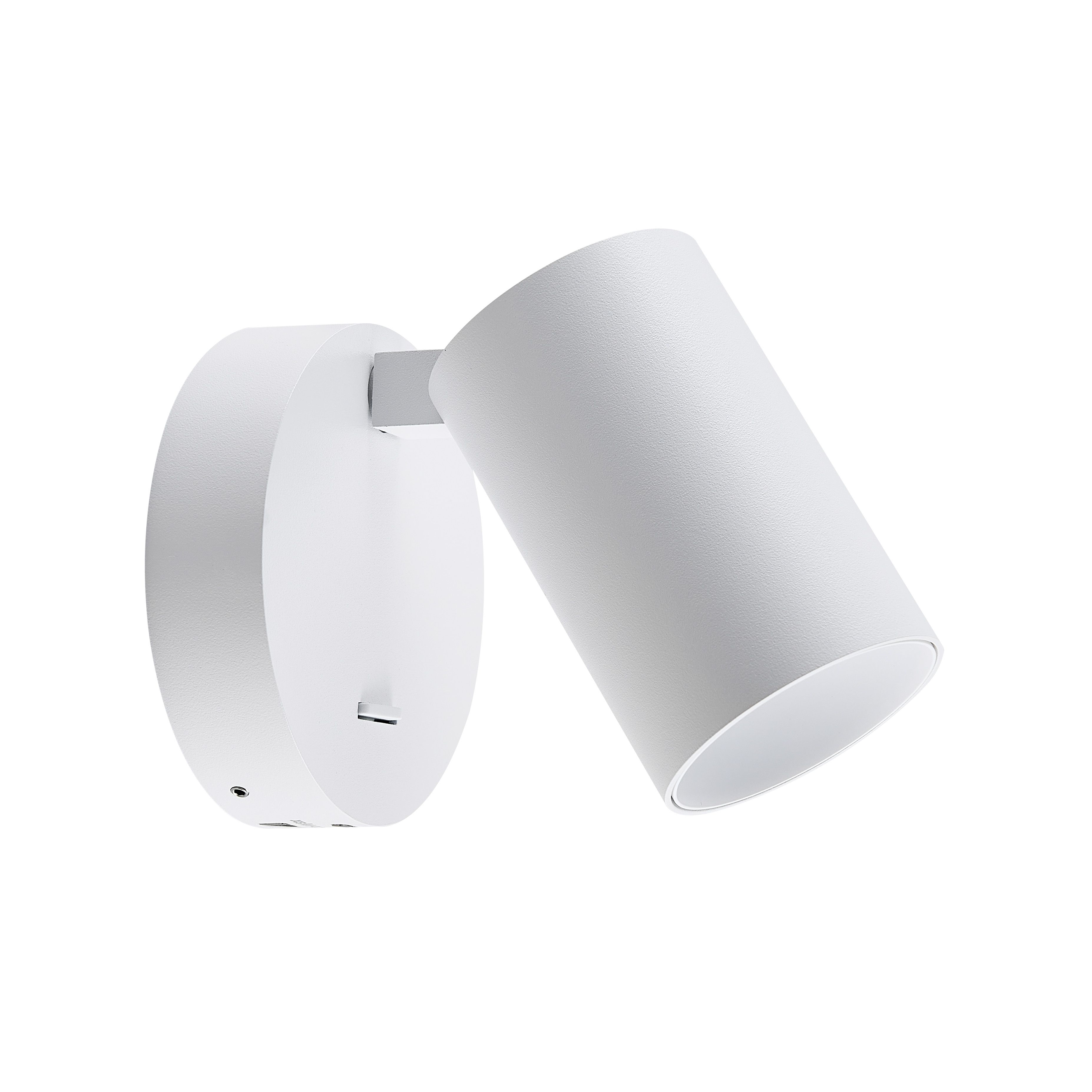 Deko-Light 341335 Wandaufbauleuchte, Can Tilt rund USB, 1x 7,5 W GU10, 220-240 V/AC, IP 20, weiß