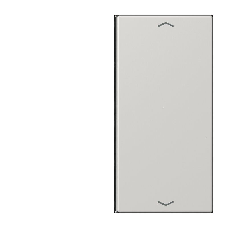 Jung LS402TSAPLG Taste 2-fach, mit Pfeilsymbolen, F40, Serie LS, lichtgrau