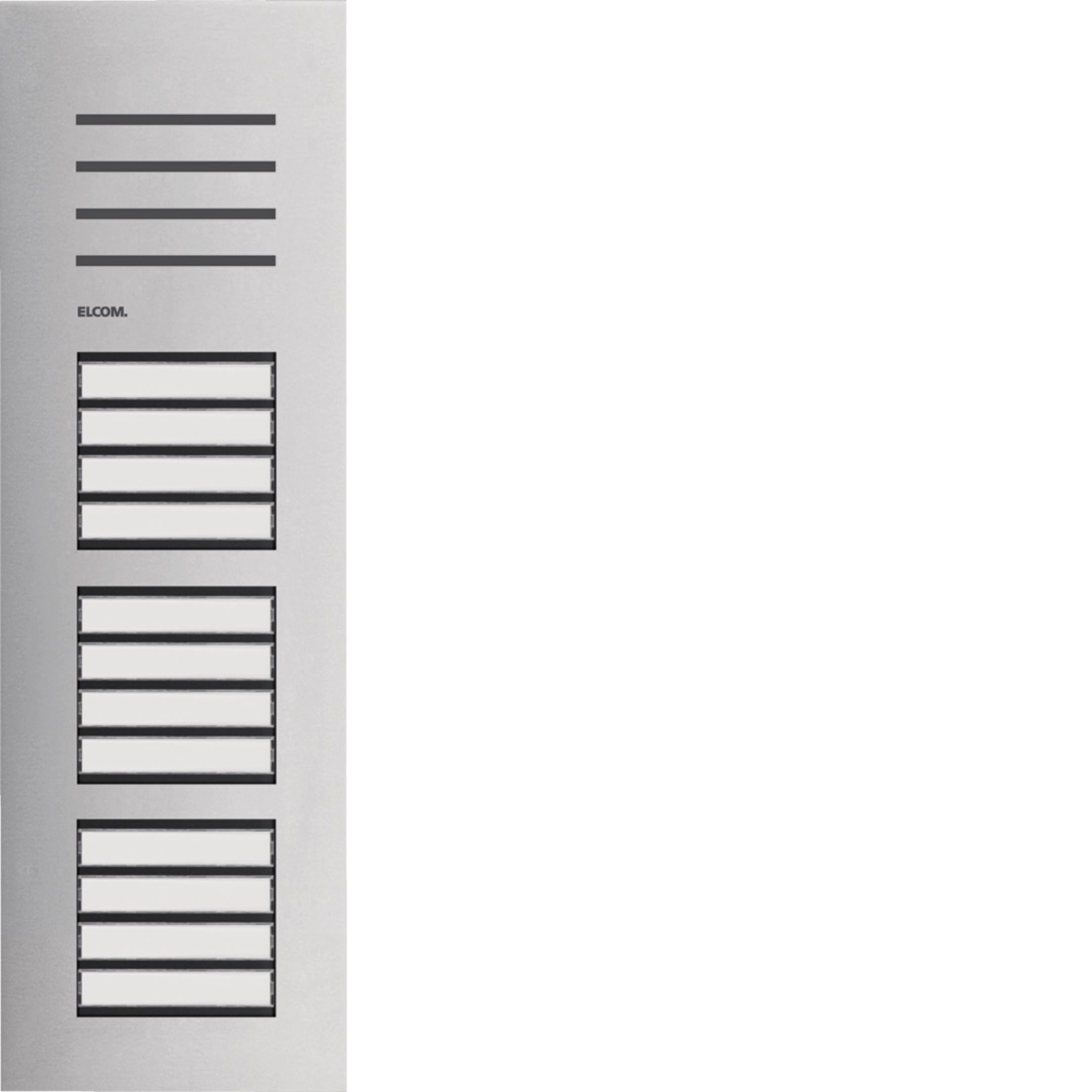 Elcom REQ012Y Türstation Audio 12/1, 2-Draht, Edelstahl, ONE