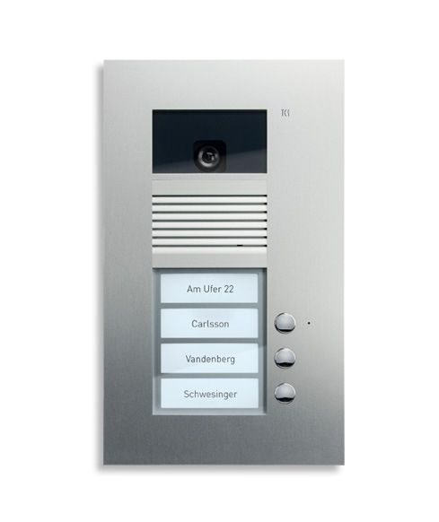 TCS PVU1630-0010 Video-Außenstation, Serie AVU, einspaltig mit Video-Türtelefon für 3 WE