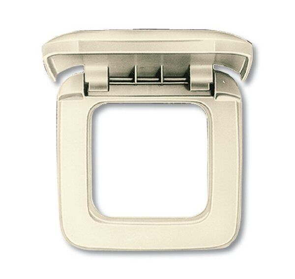 Busch-Jaeger 2518-212 Abdeckrahmen 1-fach, Duro 2000 SI, weiß glänzend