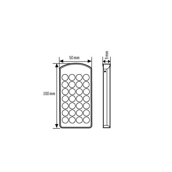 ESYLUX EM10425530 Fernbedienung für Decken-Präsenzmelder PD-C / PD-C Dim / DuoDim / DuoPlus