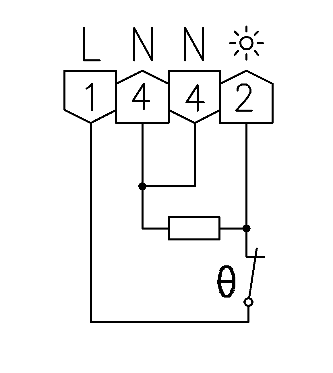 ALRE-IT MA300000 Raumtemperaturregler AP 5-30°C mit Öffnerkontakt 230V