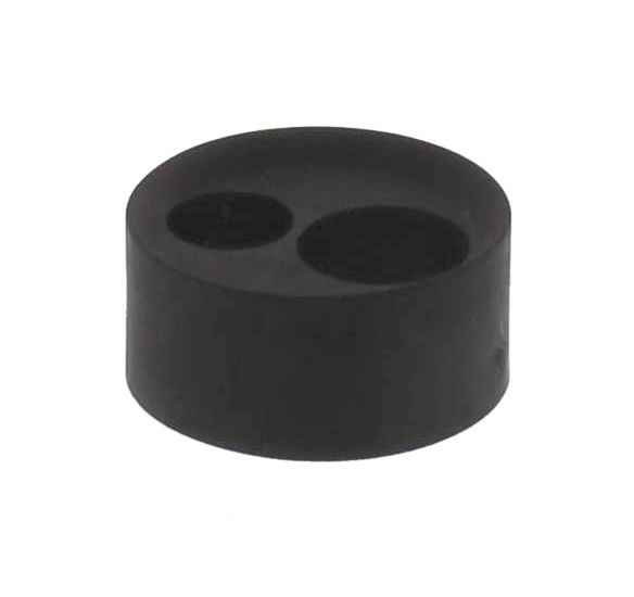 WISKA 10108826 Mehrfachdichtung 32/01/100-01/090, IP66, 8 bis 10 mm, schwarz