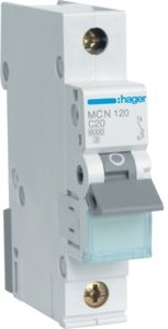 Hager MCN 120 Leitungsschutzschalter 20A, 1polig