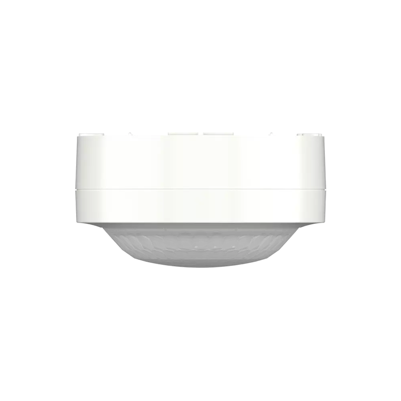 Theben 1030203 PIRA T8 AP Bewegungsmelder (PIR) für die Aufputz-Deckenmontage im Innenbereich, Erfassungsbereich rund 360° mit Durchmesser 8 m, permanente Lichtmessung, 200 W LED