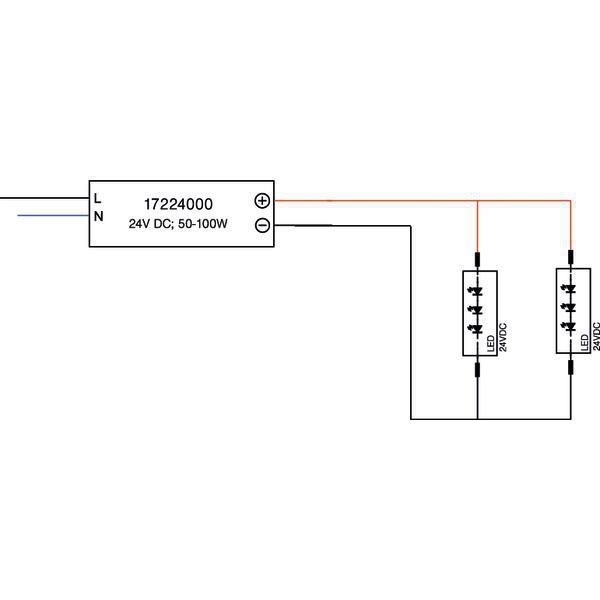 Brumberg 17224000 LED-Netzgerät 1-100 W, 24 V DC, IP65, schaltbar