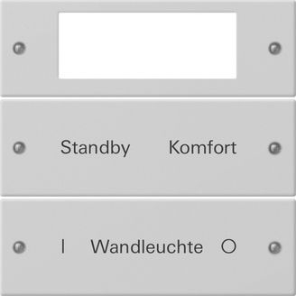 Gira 2212015 Wippenset 2-fach Plus beschreibbar, System 55, grau matt (lackiert)