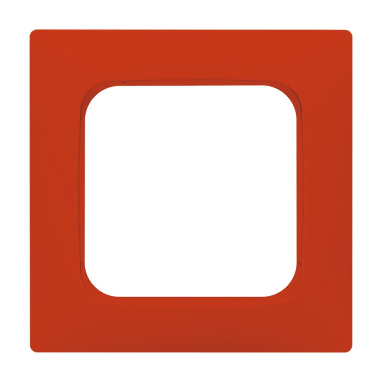 Busch-Jaeger 2511-217K-103 Abdeckrahmen 1-fach, Reflex SI Linear, rot glänzend