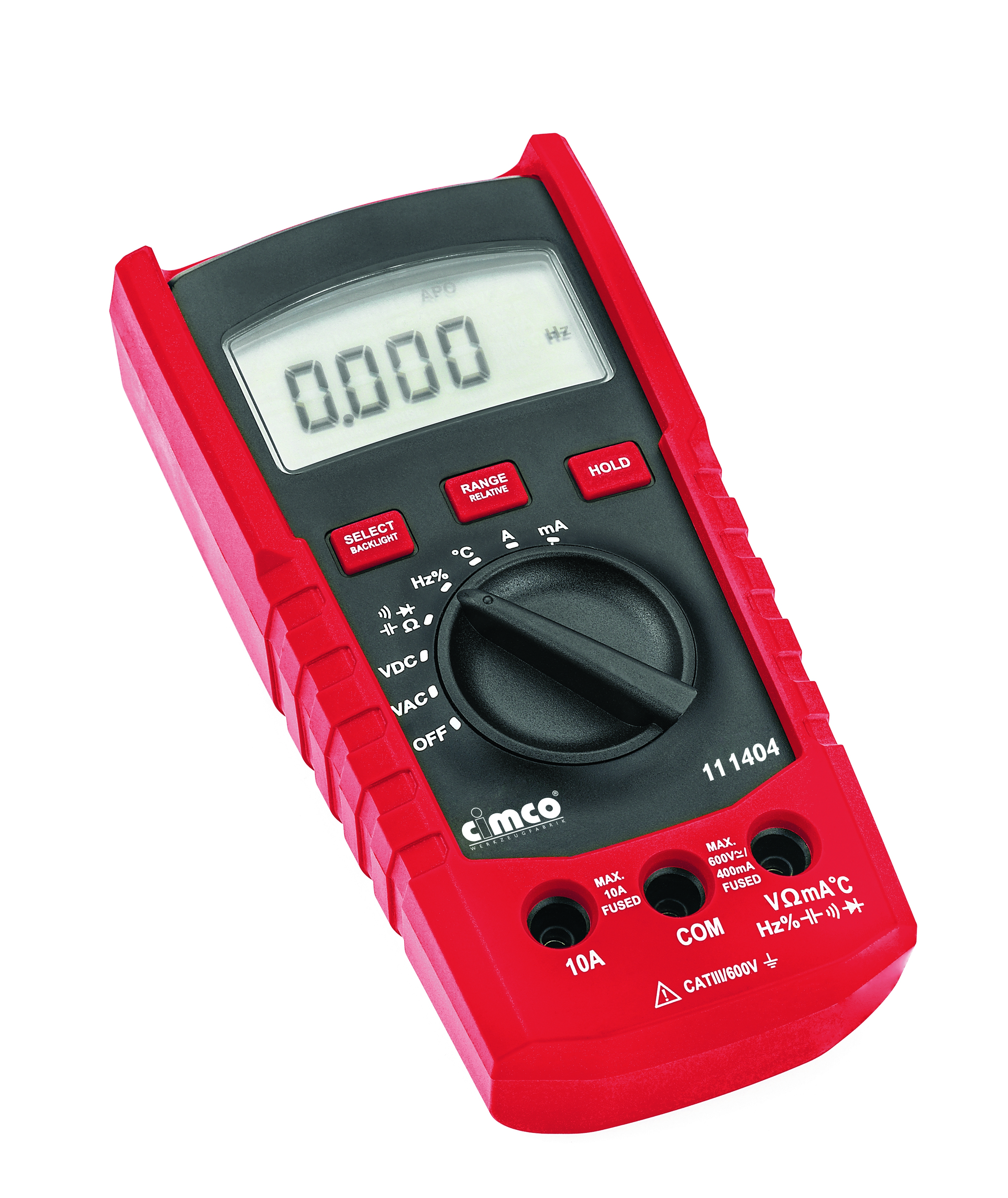 Cimco 11 1404 Digitales Multimeter LxBxH 155x75x33 mm