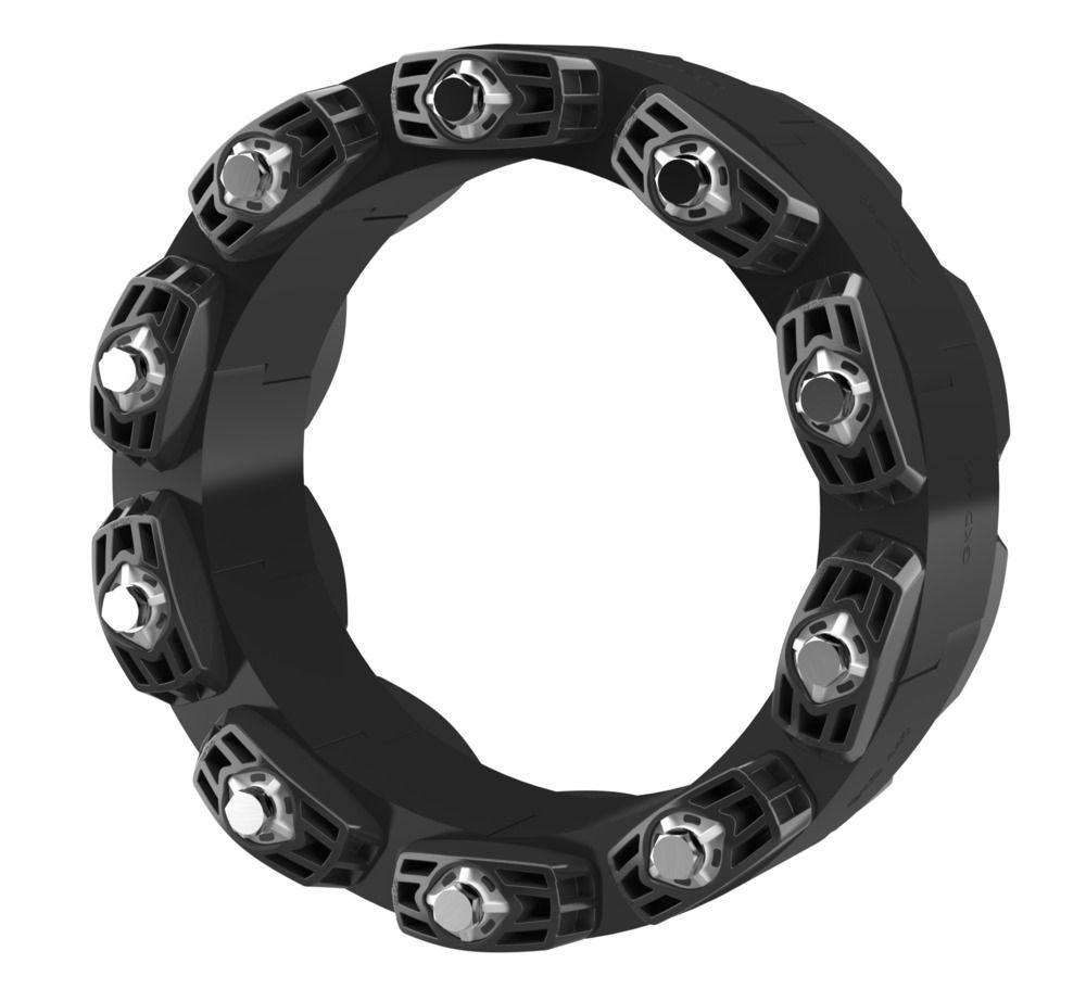 Hauff 1410044001 Gliederkette modulare Rohrdichtung 1xGKD440 EPDM50, Glieder 1x