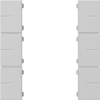 Gira 5019015 Wippenset 3-fach Tastsensor 4.55 Plus, grau matt (lackiert)