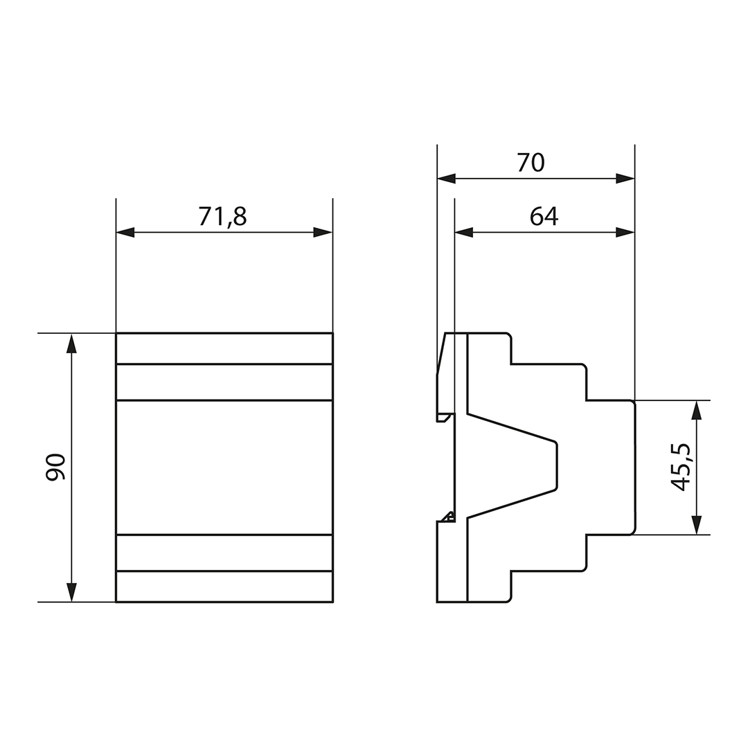 Theben 4930230 BMG 6 T KNX Binäreingang 6-fach, Grundgerät