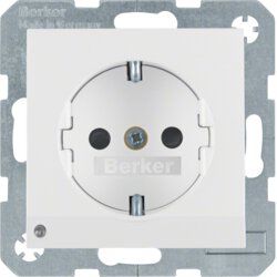 Berker 41091909 Schutzkontakt-Steckdose mit LED-Licht