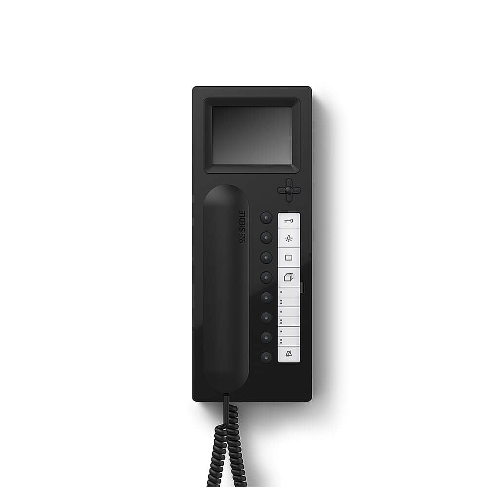 Siedle BTCV 850-03 SH/S Video-Haustelefon Comfort, schwarz glänz.