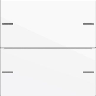 Gira 575203 Wippenset 2-fach für Tastsensor 4.55, Reinweiß