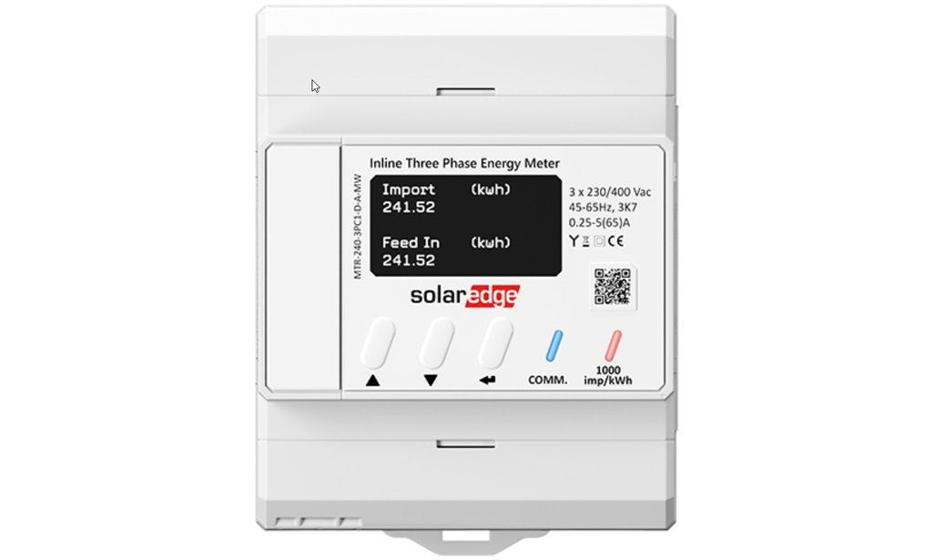 SolarEdge MTR-240-3PC1-D-A-MW Inline Energy Meter 3-phasig