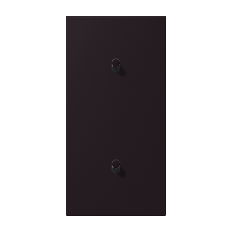 Jung LC12-20R0248 Abdeckung mit Kipphebel "Zylinder", 2 x 1 Kipphebel, senkrecht, noir d'ivoire