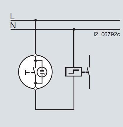 Siemens 5TD2120 Einsatz Taster, 1 Schließer, mit Krallen