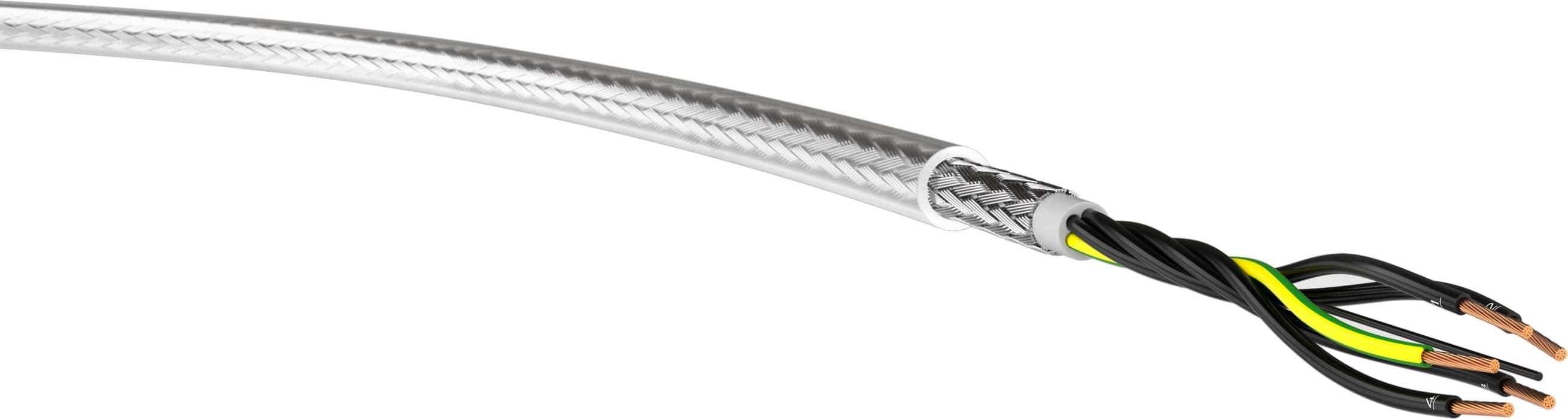 Steuerleitung geschirmt YSLYCY-JZ 5x0,75 mm², Schnittware, grau