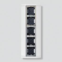 Siedle KSA 605-0 AG Kommunikations-Display Aufputz für 5 Funktionsmodule