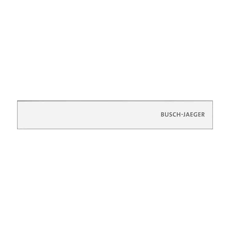 Busch-Jaeger 51381EP-W-03 Abschlussleiste Gr. 1/x