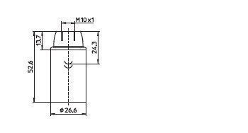 Houben 102191 E14-Fassung Glattmantel