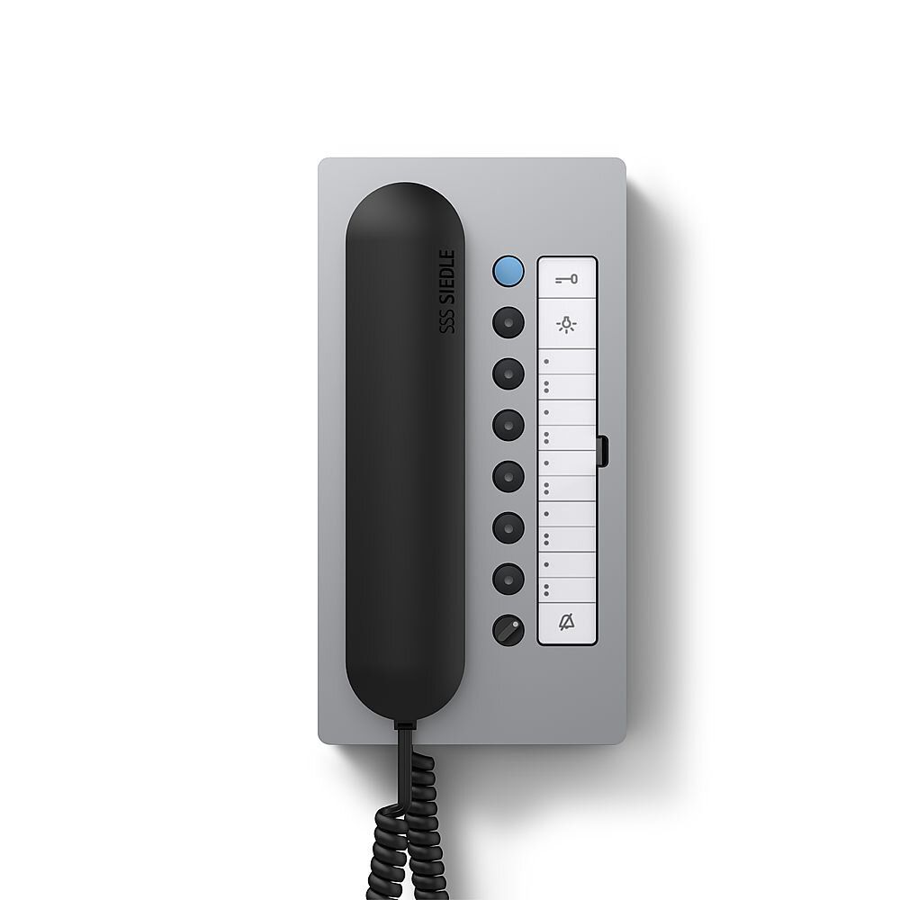 Siedle HTC 811-0 A/S Haustelefon Comfort 1+n, Alum./sw