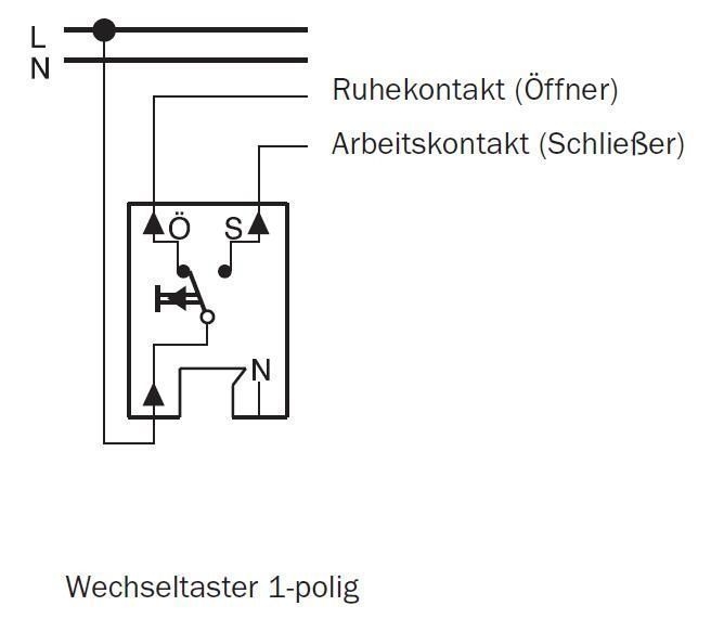 Merten 375998 Wipptaster, Wechsel, 1-polig, Schlagfest, blau