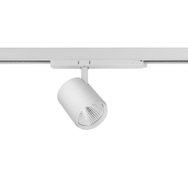 Brumberg 88184173DA LED-Schienenstrahler DALI dimmbar, rund, 230 V AC, 33,5 W, CRI > 90,  40°, 4332 Im, 3.000 K, weiß
