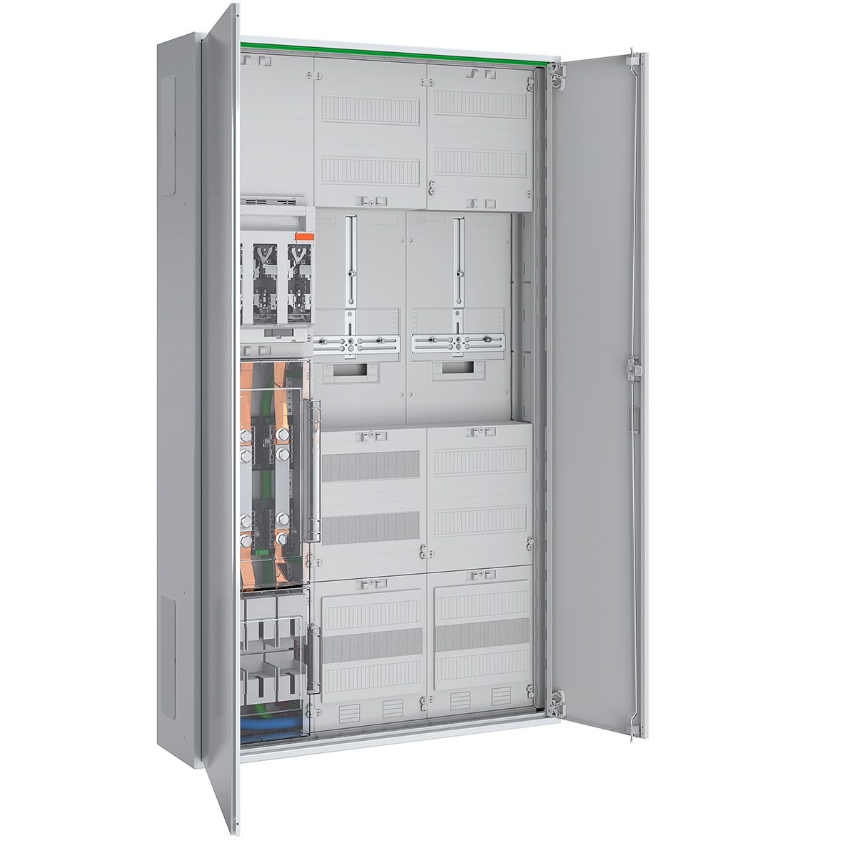 ABN ABNRS309X0803 Wandlerschrank 250A TAB E.Dis, 5-polig, zu NH2-UT, AB LA 400A, weiß
