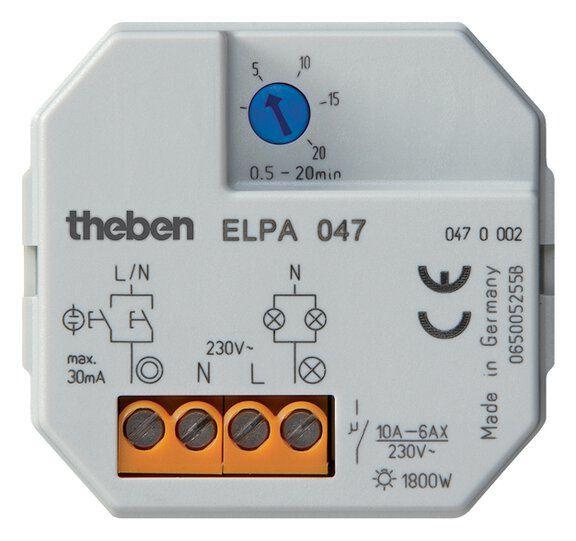 Theben ELPA 047 Treppenlicht-Zeitschalter UP elektronisch