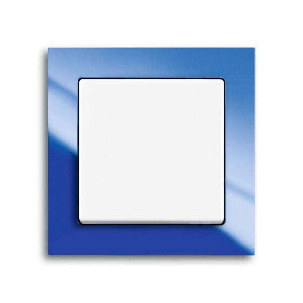 Muster ohne Funktion Busch-Jaeger axcent, blau/ studioweiß glänzend