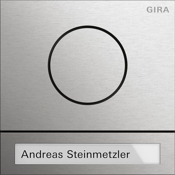 Gira 5565920 Türstationsmodul, System 106, edelstahl