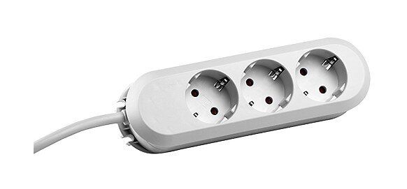 Bachmann 388.271 Tischsteckdose SMART 3x CEE7/3 Strom 3,0m CEE7/7