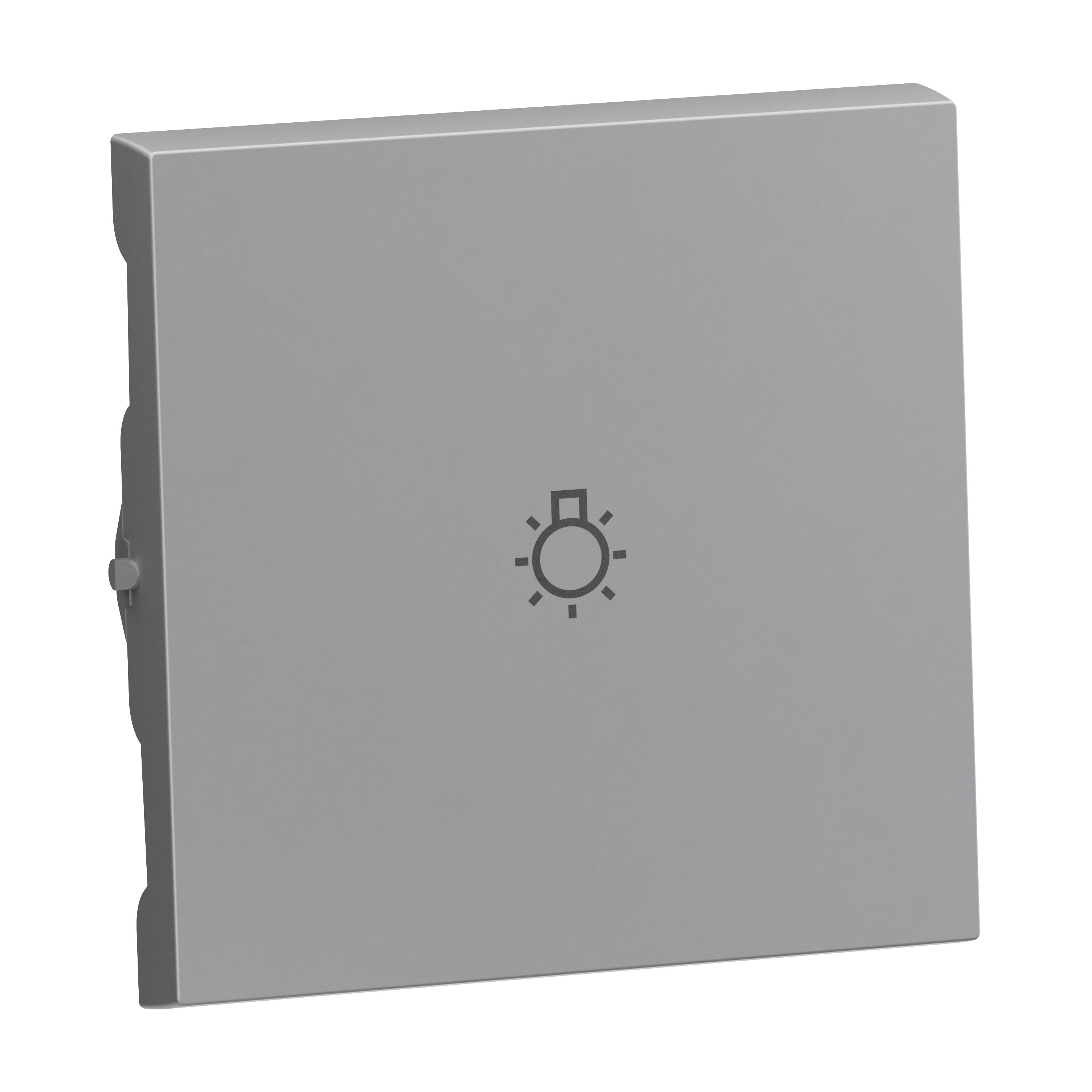 Legrand 765213 SEANO Wippe mit Lichtsymbol für Wechselschalter, Taster und Kreuzschalter, Aluminium