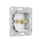 Gira 567310 Cinch Audio und HDMI Kupplung, Einsatz, schwarz matt