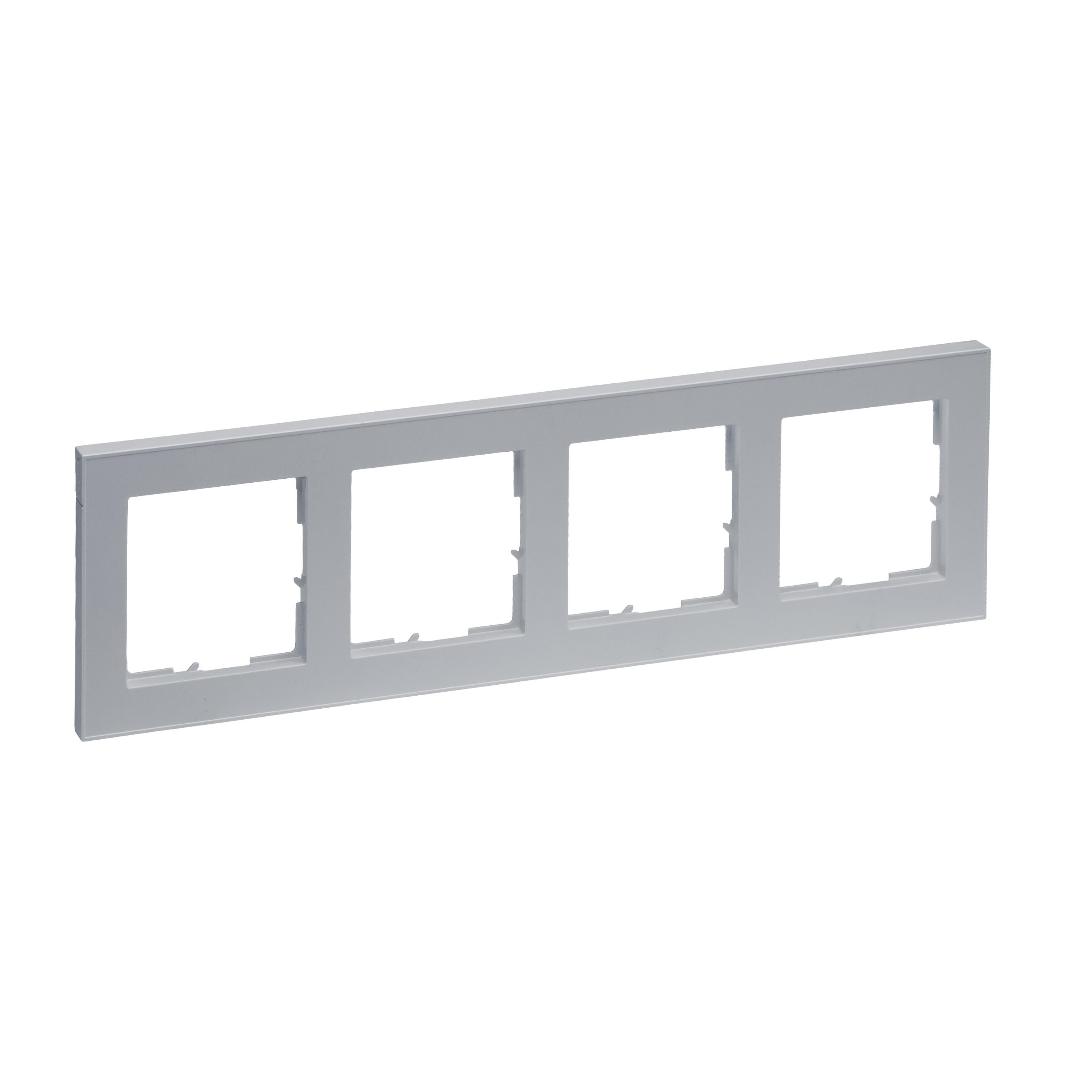 Legrand 765684 SEANO+ 4-fach Rahmen, titanium