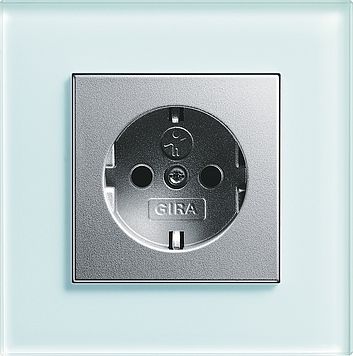 Gira 021218 Abdeckrahmen 2-fach, Gira Esprit, Glas mint