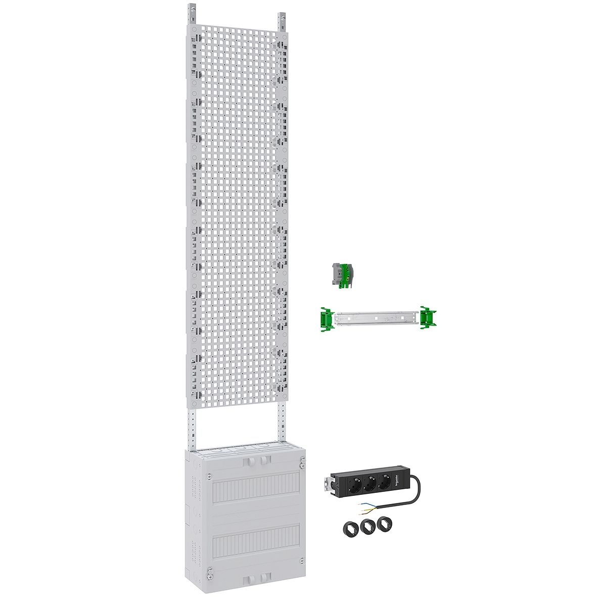 ABN VT19MA8720 Multimediafeld FB1, mit APZ, BH9, LexCom Home, 3-fach Euro Steckdose